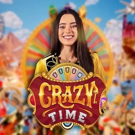 Crazy Time logo by Evolution VipLuck Casino