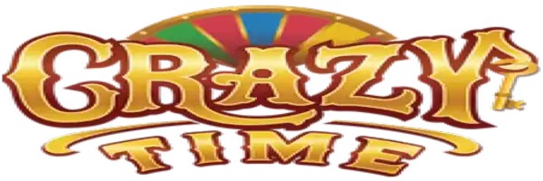 Crazy Time logo by Evolution at VipLuck Casino