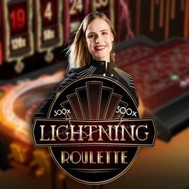 Lightning Roulette game by Evolution – logo hosted on VipLuck Casino