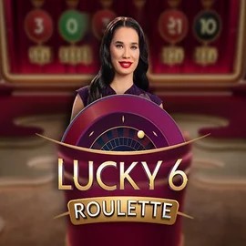 Lucky 6 Roulette online game logo by Pragmatic Play on vipsluckbet.com